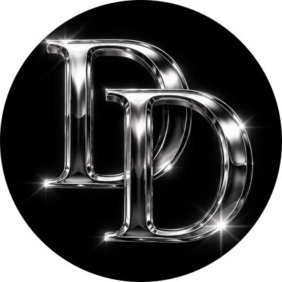 Dayday's silver DD monogram profile image